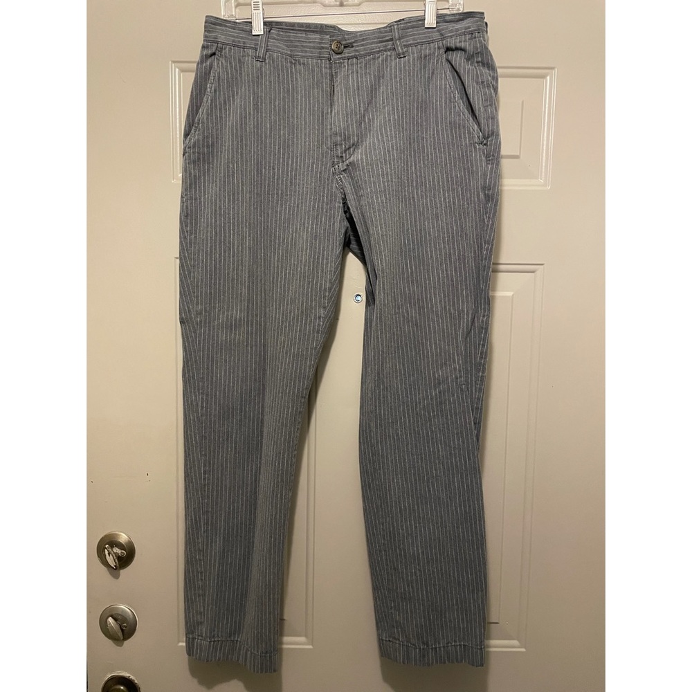 Brooks Brothers Grey Pant Size 33w 30l 100% Cotton